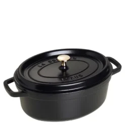 La Cocotte oval gryte 29 cm 4,2L svart