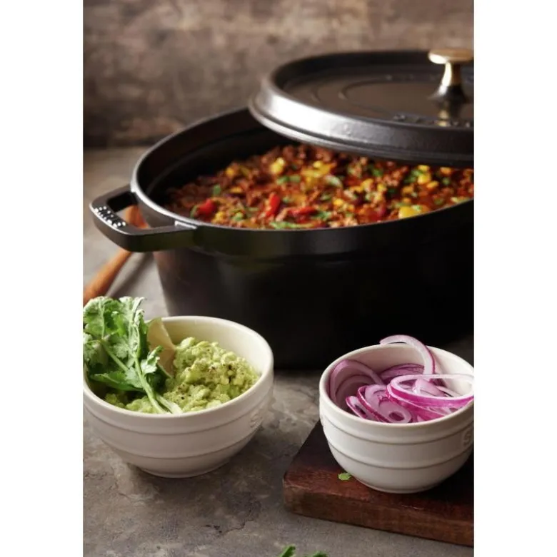 La Cocotte oval gryte 31 cm 5,5L svart