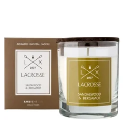Lacrosse duftlys 200g sandalwood & bergamot