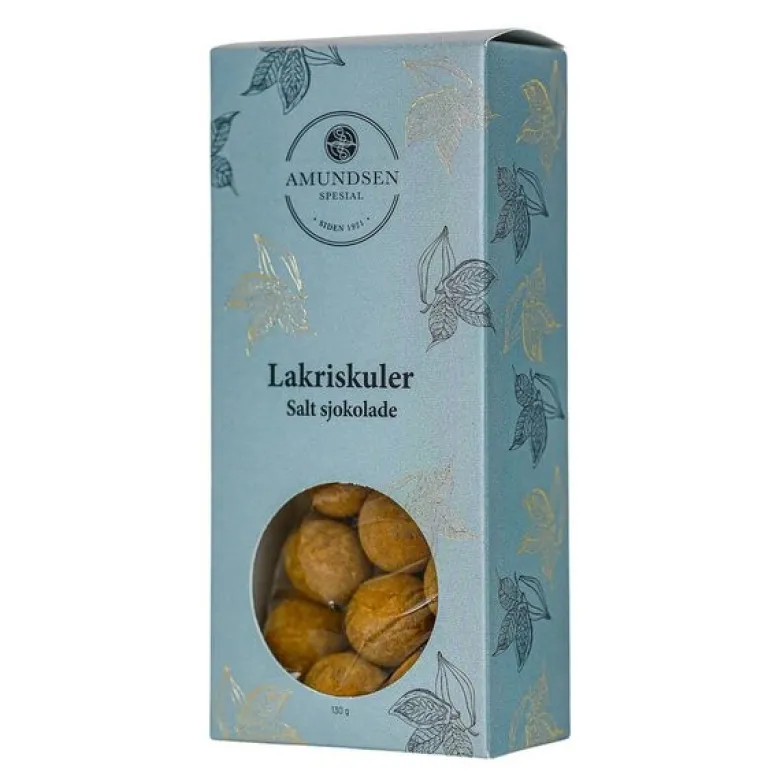 Lakriskuler 130 g salt sjokolade