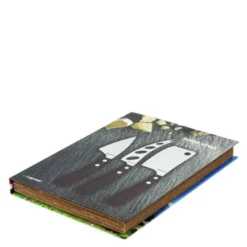 Lattevivo ostekniv 3 deler mørkt tre