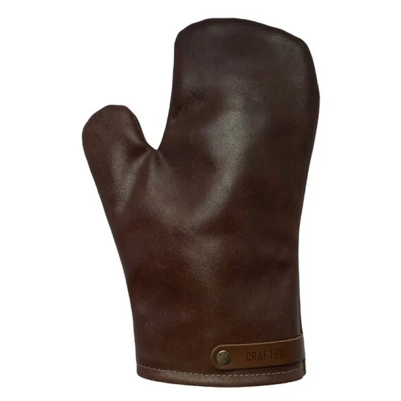 Leather grytevott 20,5x29,5 cm brun