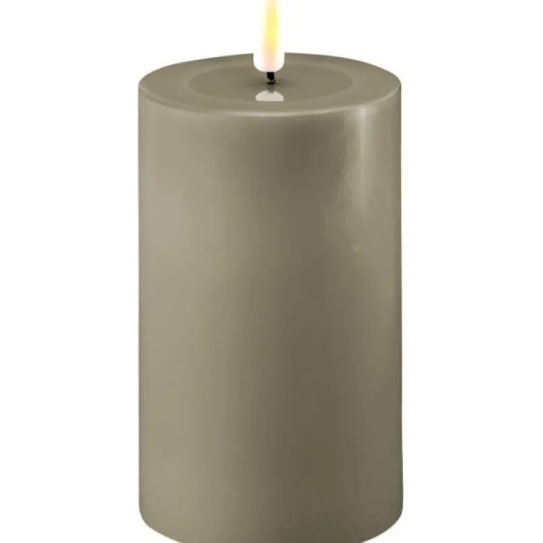 LED kubbelys 7,5×12,5 cm sand