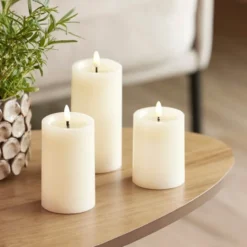 LED kubbelys 7,5x15 cm ivory