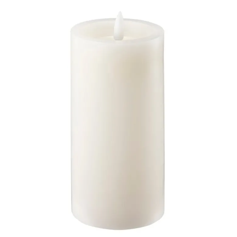LED kubbelys 7,5x15 cm ivory