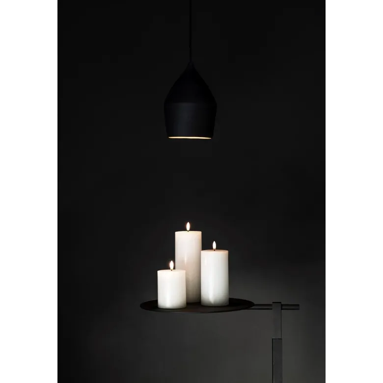 LED kubbelys 20x7,8 cm nordic white