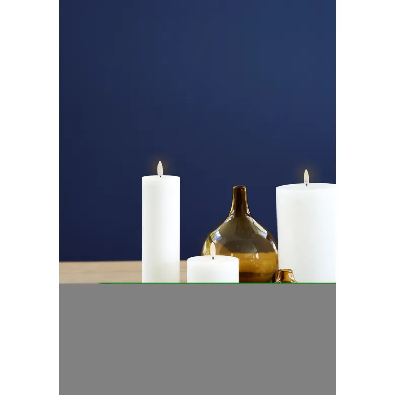 LED kubbelys 22x5,8 cm nordic white