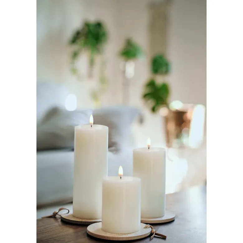 LED kubbelys 22x5,8 cm nordic white