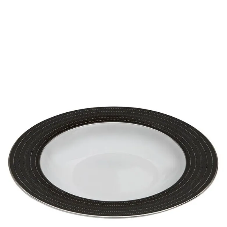 Lerk dyp tallerken 23 cm mørk