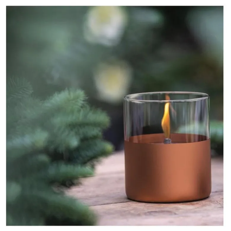 Lilly lys 10 cm kobber