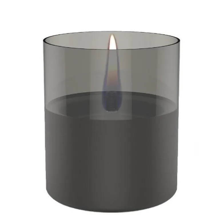 Lilly lyslykt 0,25L svart/smoke
