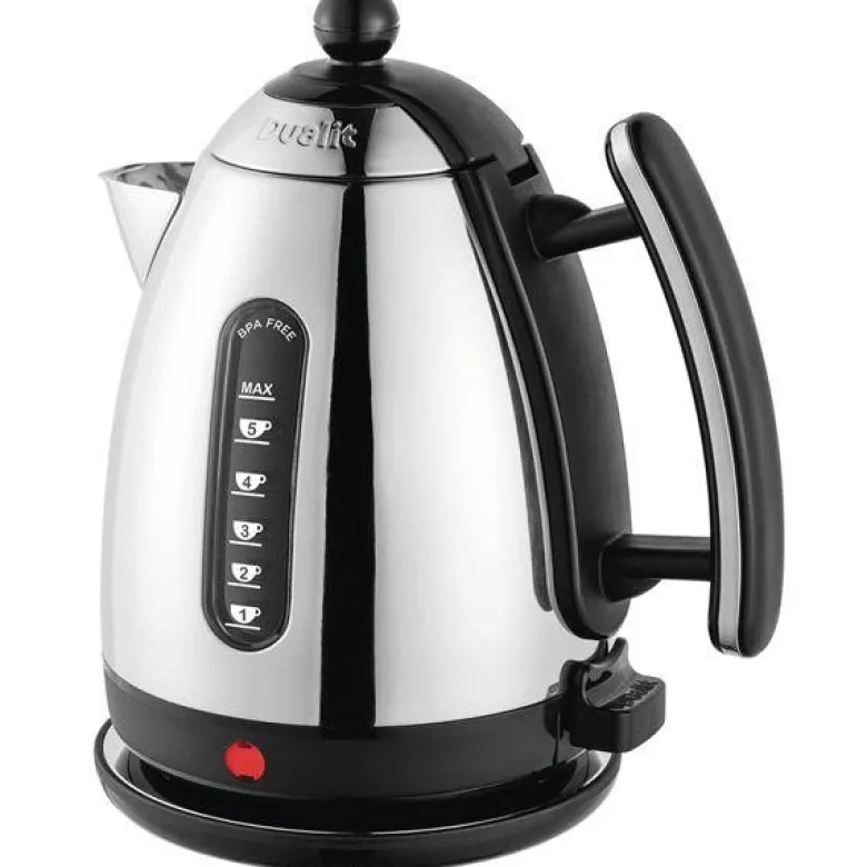 Lite vannkoker 1,5L svart/sølv