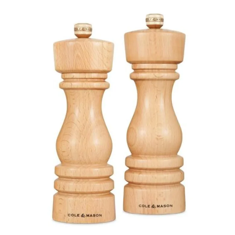 London salt- og pepperkvern 18 cm 2 stk bøk