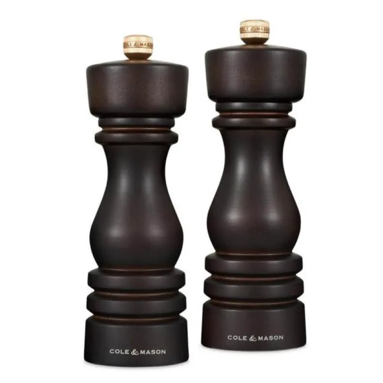 London salt- og pepperkvern 18 cm 2 stk brun