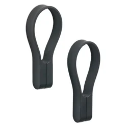 Loop håndklestropp magnet 2 stk black