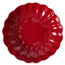 Lotus pastatallerken 21,5 cm rød