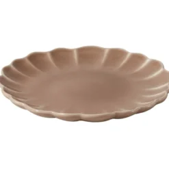 Lotus tallerken 27 cm brun