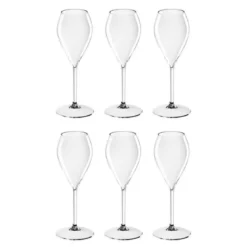 Lounge champagneglass 24 cl 6 stk tritanplast