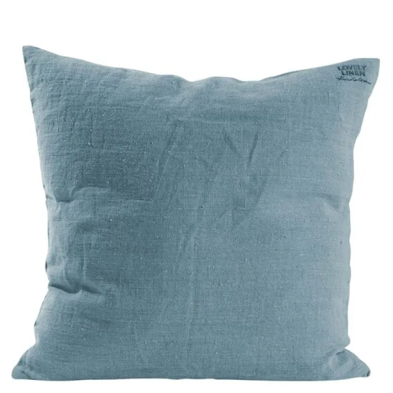 Lovely putetrekk lin 50x50 cm Dusty Blue