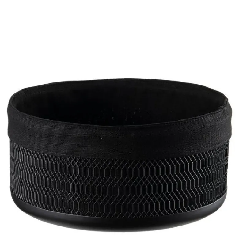 Lundi brødkurv 23 cm netting svart