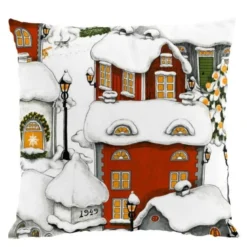 Lyckeby putetrekk 47x47 cm rød
