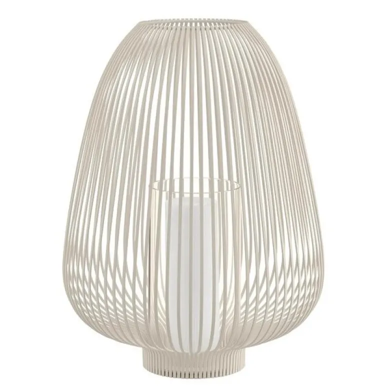 Lyva lanterne 45 cm beige