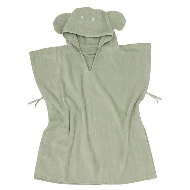 Magic badeponcho barn onesize dus grønn