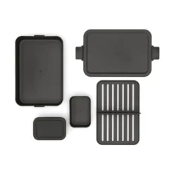 Make & Take Bento matboks 6,2x16,7x25,5 cm mørk grå