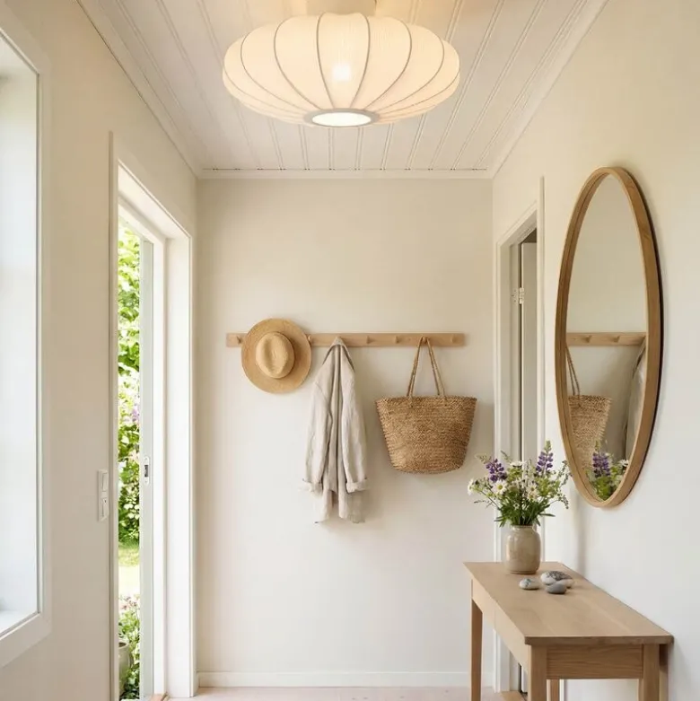 Mamsell plafond 45 cm hvit