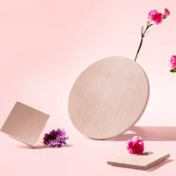 Marmor serveringsbrett 25 cm rosa