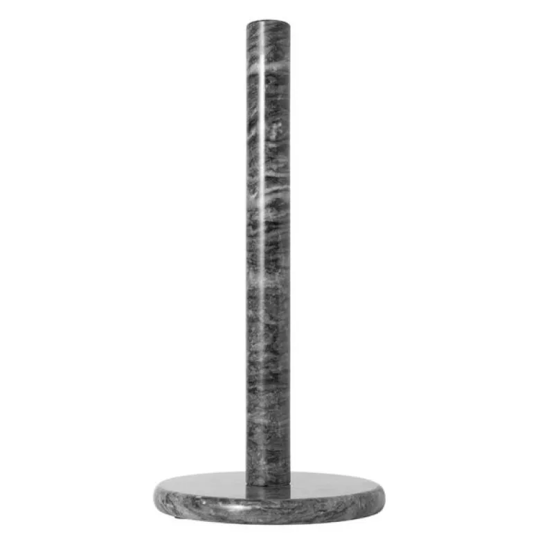 Marmor tørkerullholder 32 cm svart