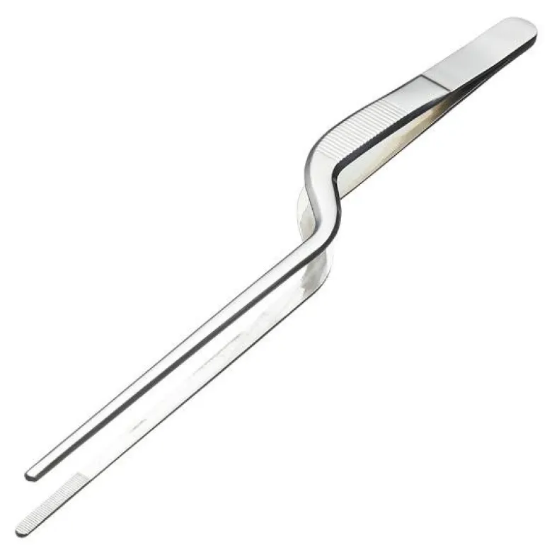 Matpinsett 21 cm rustfri sølv