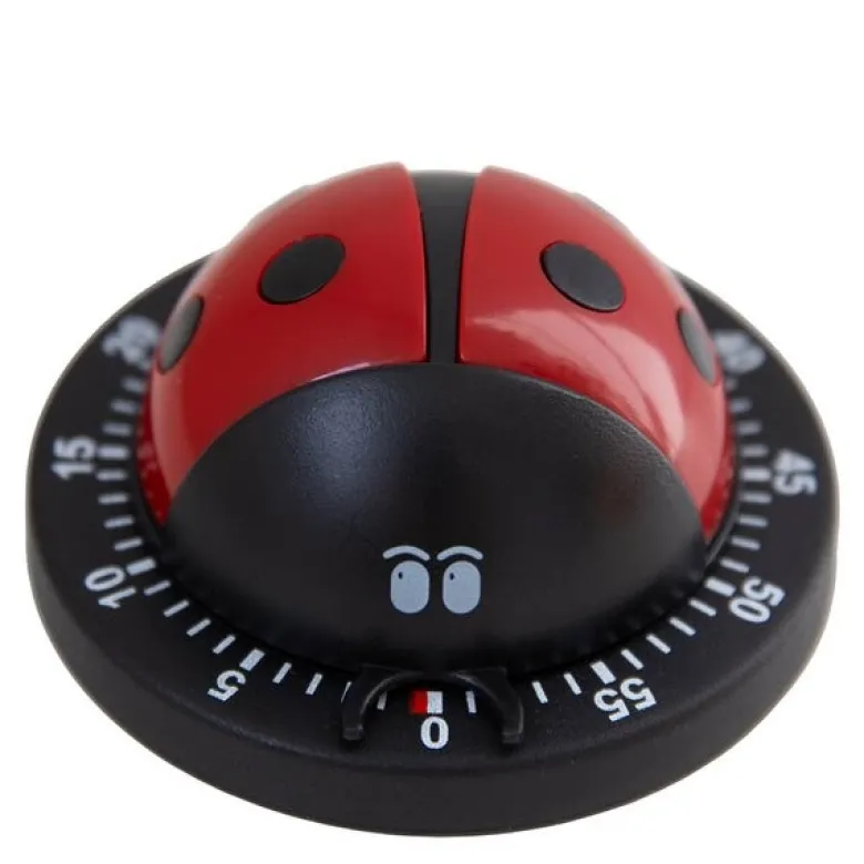 Mekanisk timer Marihøne svart