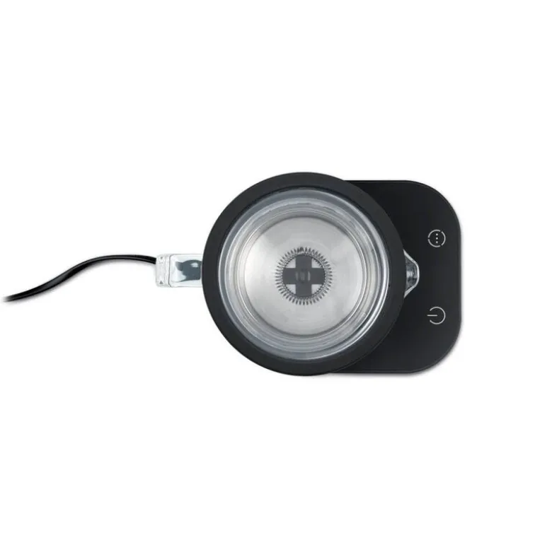 Melkeskummer med uttakbar glassbeholder 400 ml svart
