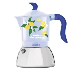 Mercato Della Frutta espressokanne 2 kopper induksjon lys blå