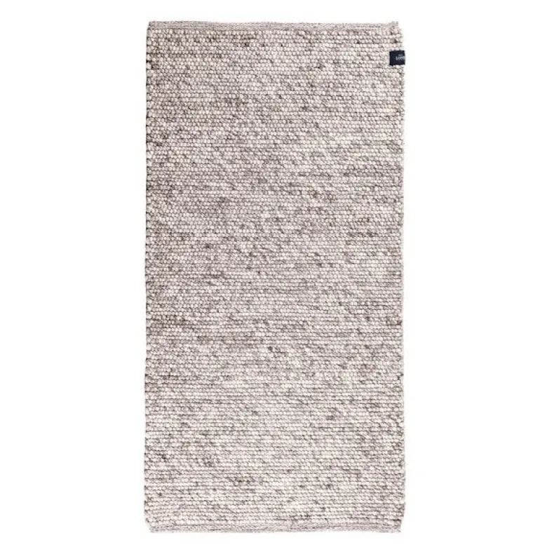 Milo ull gulvløper 70x230 cm melert gråbrun