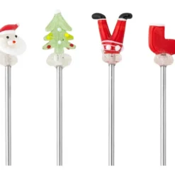 Misa cocktailpinner 12 cm 4 stk julemotiv