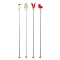 Misa cocktailpinner 12 cm 4 stk julemotiv