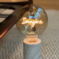 MITB lyspære LED 17 cm Imagine ravfarget