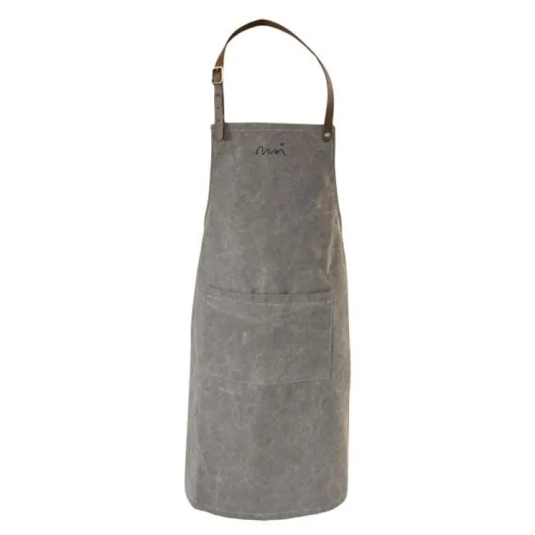 Moi forkle canvas grå/brun