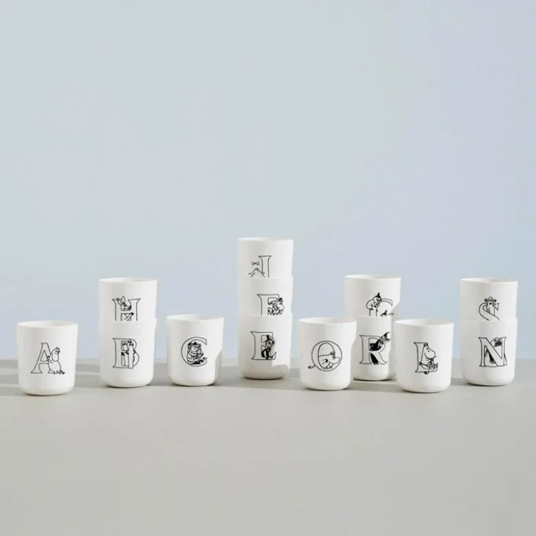 Moomin ABC krus Q 20 cl hvit