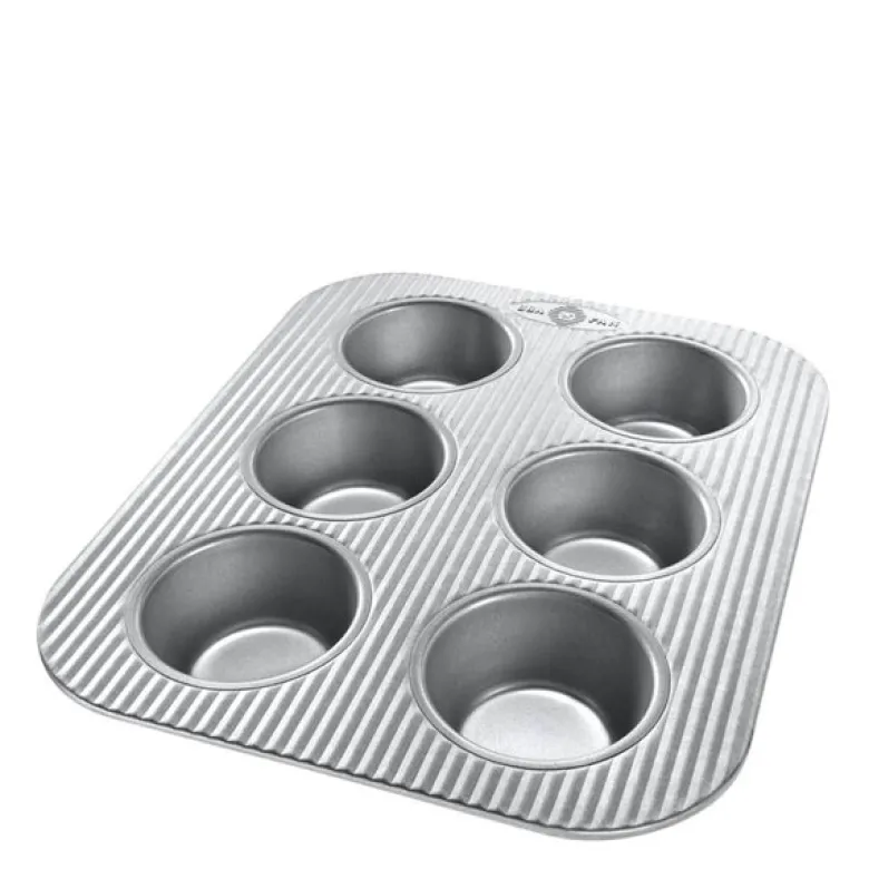 Muffinsform 6 muffins aluminisert stål