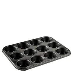 Muffinsform 12 stk 27x36x3 cm stål