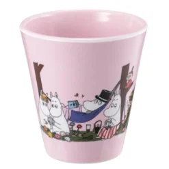 Mummi drikkebeger 30 cl piknik rosa