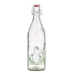 Mummi glassflaske med patentkork 1L eng
