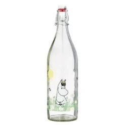 Mummi glassflaske med patentkork 1L eng