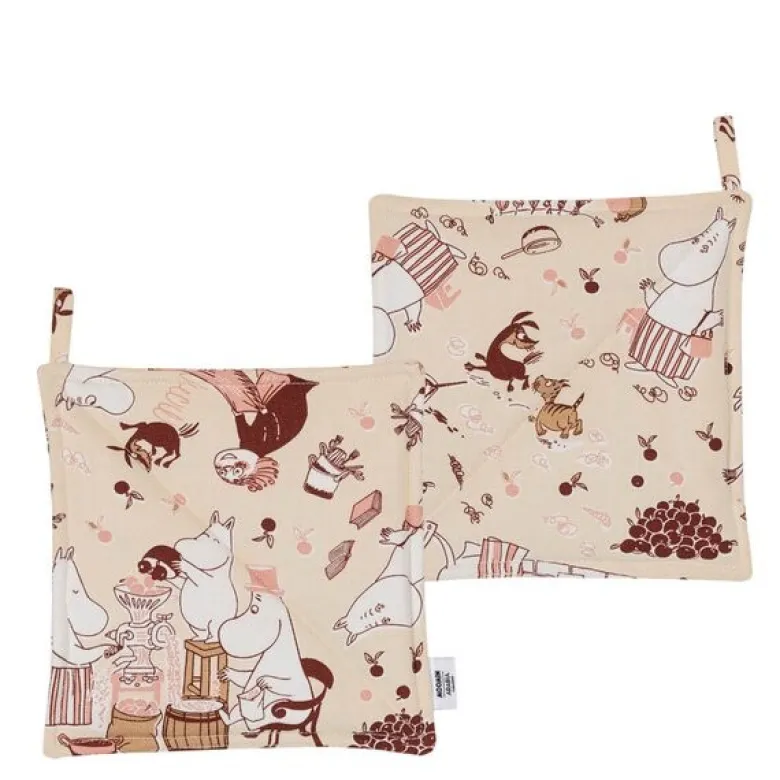 Mummi gryteklut 22x22 cm 2 stk Husarbeid