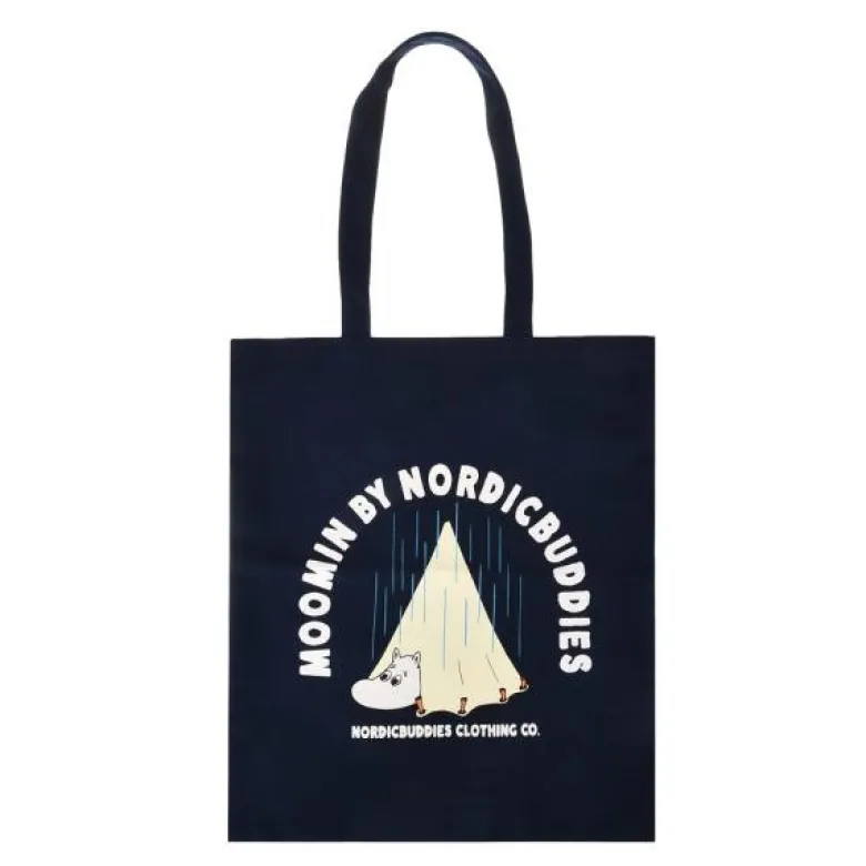 Mummi handlenett Mumintroll marineblå