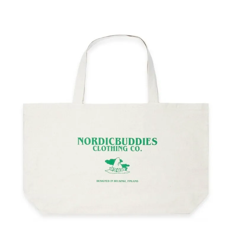 Mummi handlenett XL 65x41 cm Snusmumrikken beige