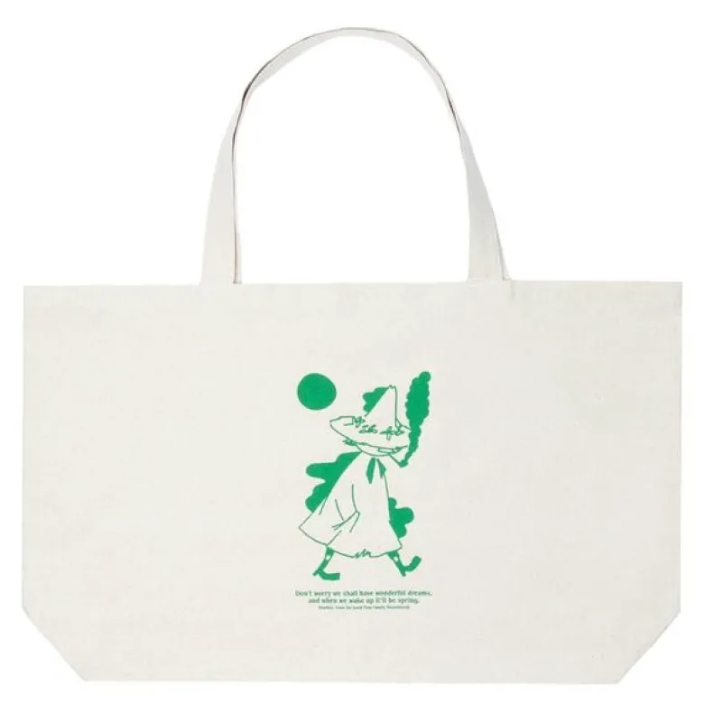 Mummi handlenett XL 65x41 cm Snusmumrikken beige